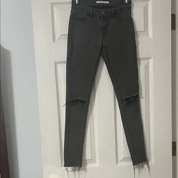 Levi's Denim - Women's Black Distressed Jeans
